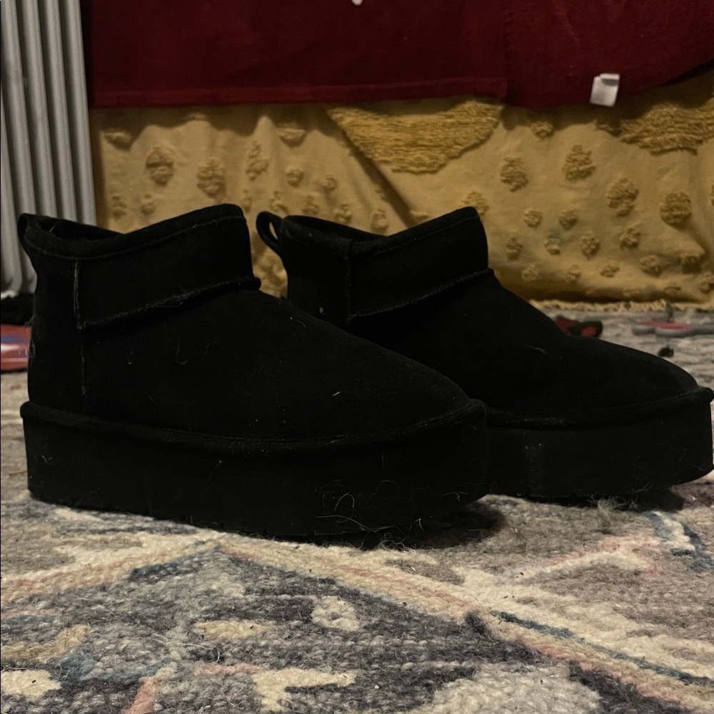 Madden Girl Black Ankle Boots